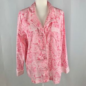 Victoria’s Secret Pink Paisley Pajama Top